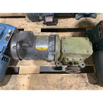 MOTEUR A TRANSMISSION BALDOR 0.33 HP