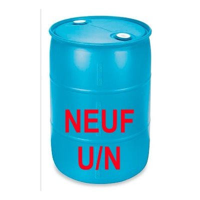 CONTENANT NEUF U / N - 0210L, BARIL PLASTIQUE FERME 2B U / N