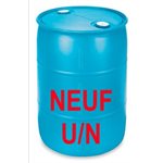 CONTENANT NEUF U / N - 0210L, BARIL PLASTIQUE FERME 2B U / N