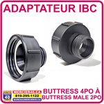 ADAPTATEUR IBC BUTTRESS FEMALE 4PO A 2PO MALE