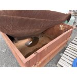 CONTENANT 3945L BAC DE MÉTAL - 88PO X 76PO X 36PO