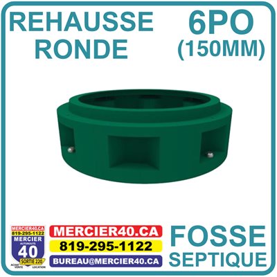 RALLONGE DE 06PO - ACCESSOIRES DE FOSSE SEPTIQUE