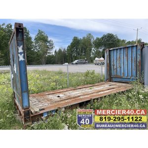 208B2302313-FR CONTENEUR MARITIME FLATRACK 20PI X 8.5PI USAG