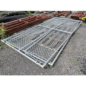 PORTE DE CLÔTURE EN CHAÎNE DE MAILLE 72PO X 144PO