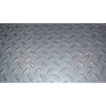 ACIER PLAQUE DE SÉCURITÉ DIAMOND PLATE USAGÉ ($ / LB)