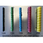 POLYMÈRE ARMATURE RENFORCÉ DE FIBRE FRP G50 15MM X 3M (10PI)