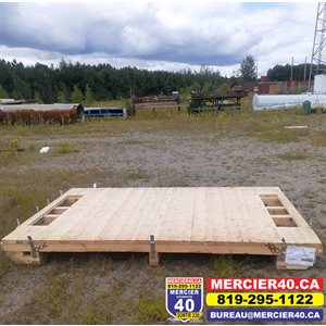 PLATEFORME EN BOIS 8X12 - 12PO X 92PO X 144PO