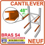 CANTILEVER NEUF - BRAS PORTE-À-FAUX S4@7.7 X 48PO