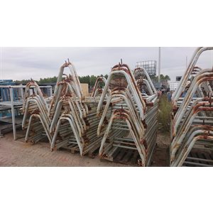 SUPPORT ACIER EN 2 PIECES - 33PO X 65PO X 68PO
