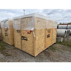 BOITE DE BOIS GÉANTE 7,5PI X 13PI X 8PI HAUT
