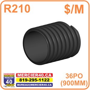 PONCEAU SFM R210 N / P 900MM( 36PO ) - SOLENO $ / M (DEFECT)